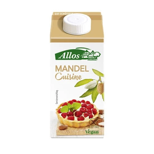 BIO Bademovo vrhnje 200ml Allos