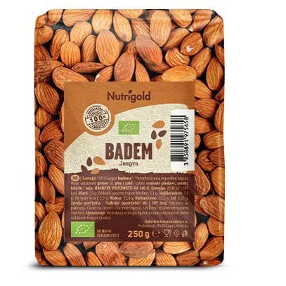 BIO Blanširani Badem (tostirani) 250g Nutrigold