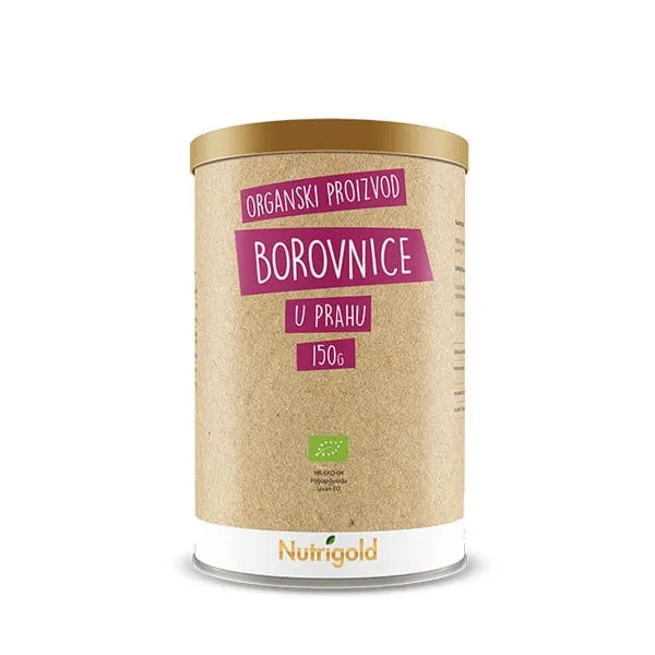 BIO Borovnice u prahu 150g Nutrigold