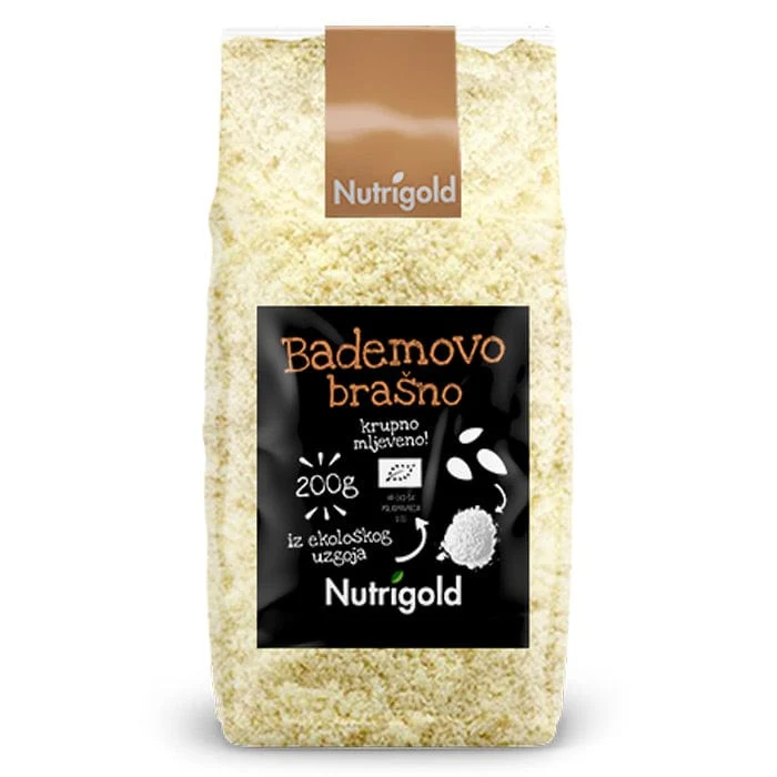 Bio Brašno od badema krupnije mljeveno 200g Nutrigold