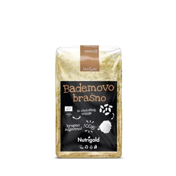Bio Brašno od badema krupnije mljeveno 500g Nutrigold