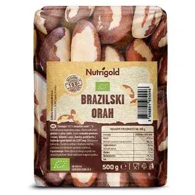 BIO Brazilski orah 500g Nutrigold