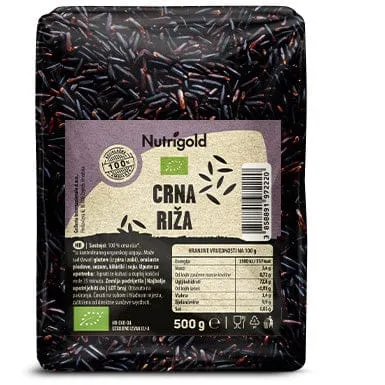 BIO Crna riž 500g Nutrigold