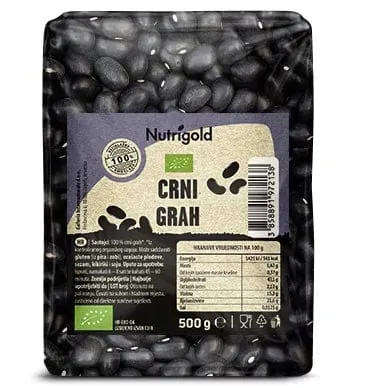 BIO Crni grah 500g Nutrigold