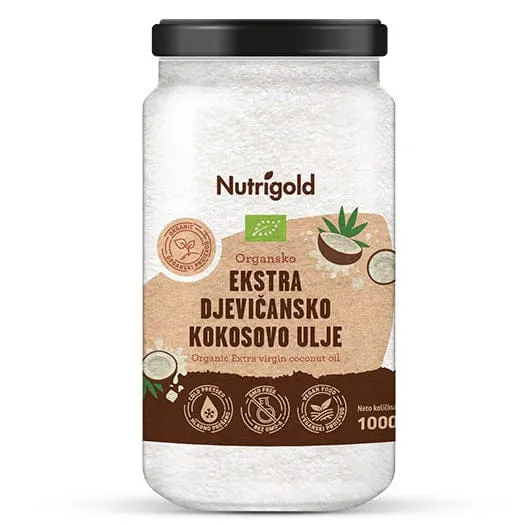 BIO ekstra djevičansko kokosovo ulje 1000 ml Nutrigold