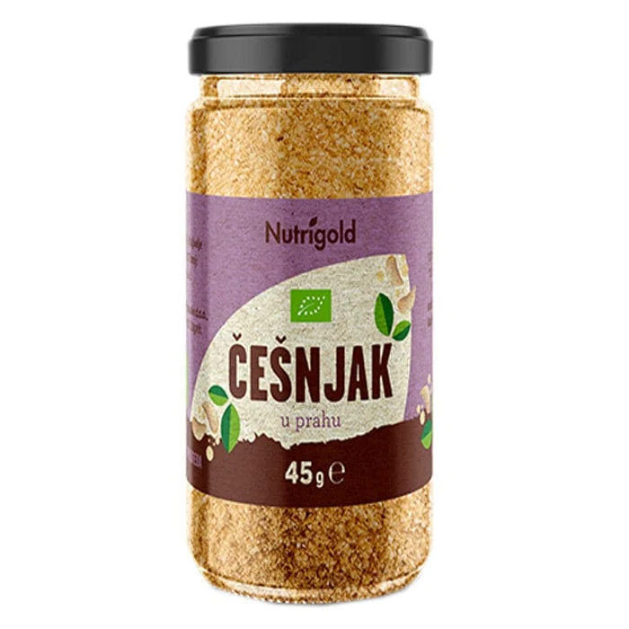 BIO Češnjak u prahu Staklenka 45g Nutrigold