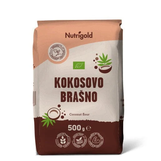 BIO Kokosovo brašno 500g Nutrigold