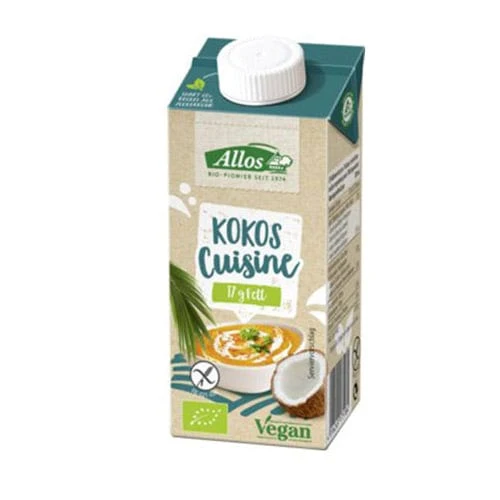 BIO Kokosovo vrhnje 200ml Allos