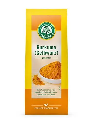 BIO Kurkuma prah Lebensbaum 50g