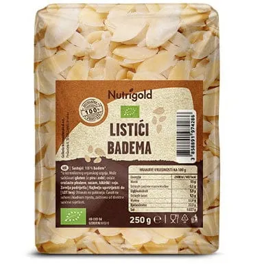 BIO Listići badema 250g Nutrigold