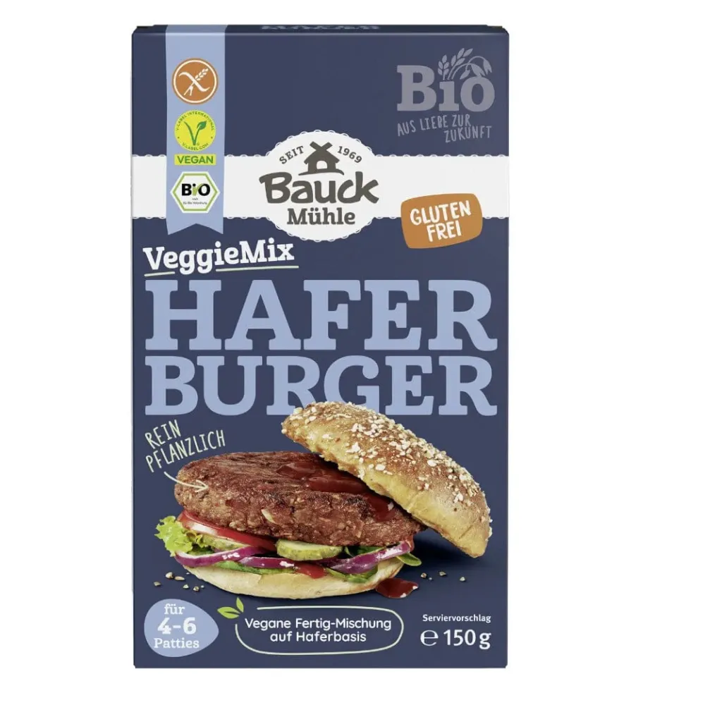 BIO Mješavina za burger zobeni BBQ Bauck Hof 150g