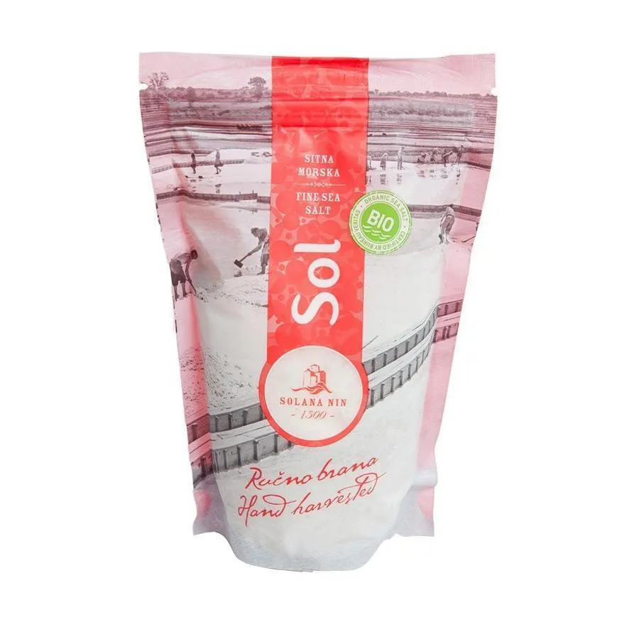 BIO Sitna morska sol Solana Nin 600g