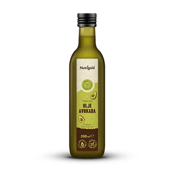 BIO Ulje avokada hladno prešano 250ml Nutrigold