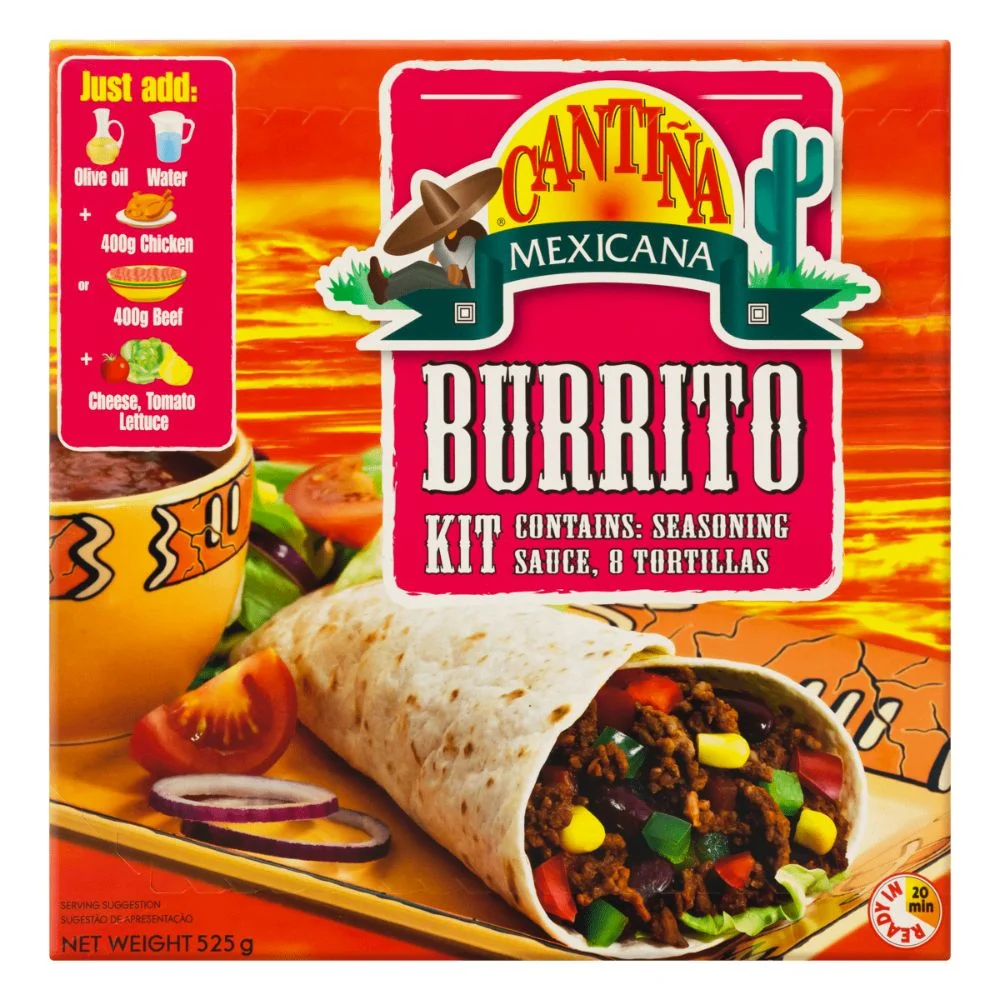 Cantina Mexicana Burrito Kit, set za burrito od 525g