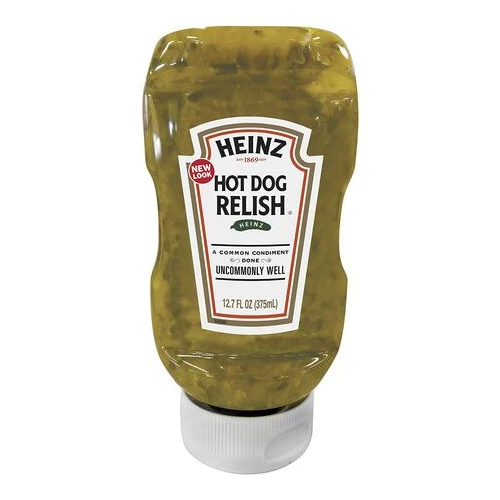 Heinz Hot Dog Relish Squeeze, pakiranje začina od krastavaca za hot dog od 375 ml