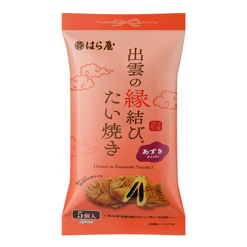 Izumo No Enmusubi Taiyaki Azuki, 5 taiyaki punjeni kremom od crvenog graha od 175g