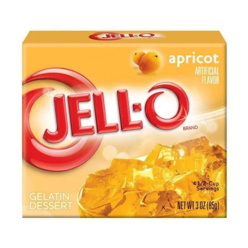 Jell-O Apricot, priprema za slatku želatinu od marelice 85g