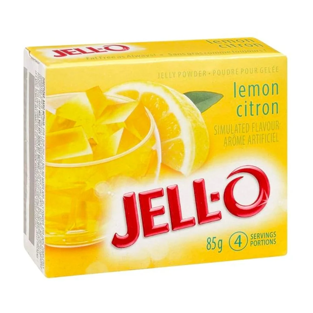 Jell-O Lemon Citron, priprema za limunovu želatinu od 85g