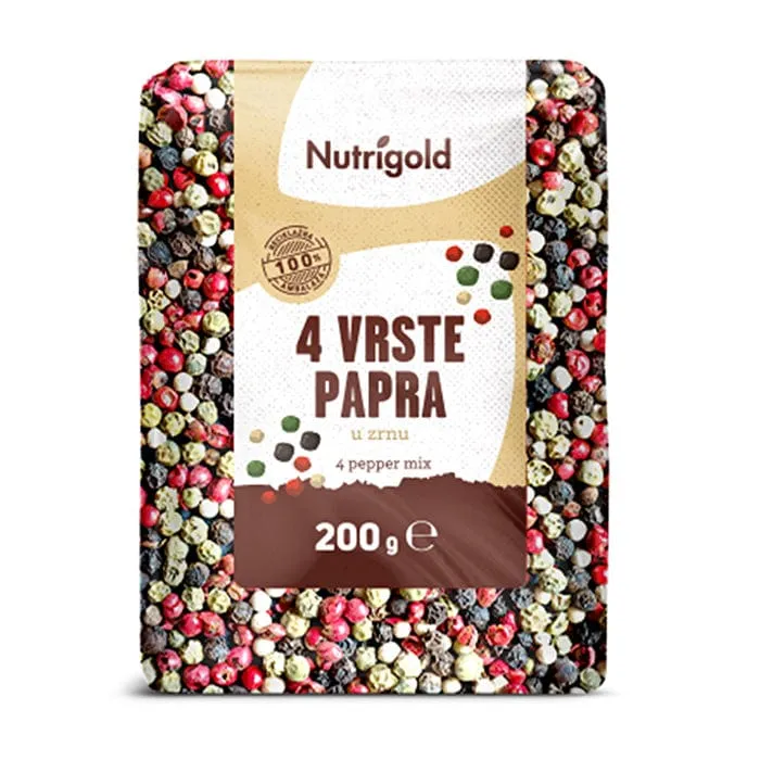 Mješavina 4 papra u zrnu Nutrigold 200g