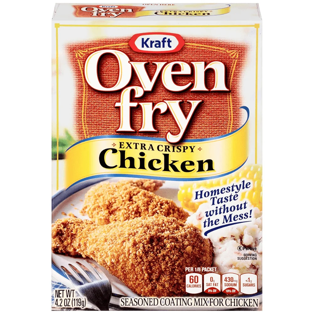 Oven Fry Extra Crispy Chicken, paniranje za piletinu od 119g