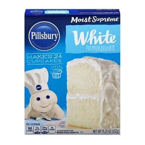Pillsbury Moist Supreme White, smjesa za bijeli kolač s vanilijom od 432g