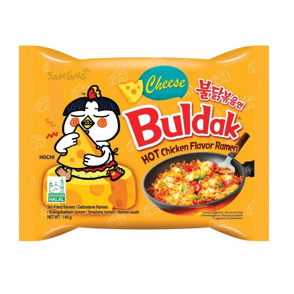 Samyang Buldak Hot Chicken Flavor Cheese, ramen s okusom ljutog piletine od 140g