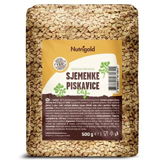 Sjemenke piskavice 500g Nutrigold