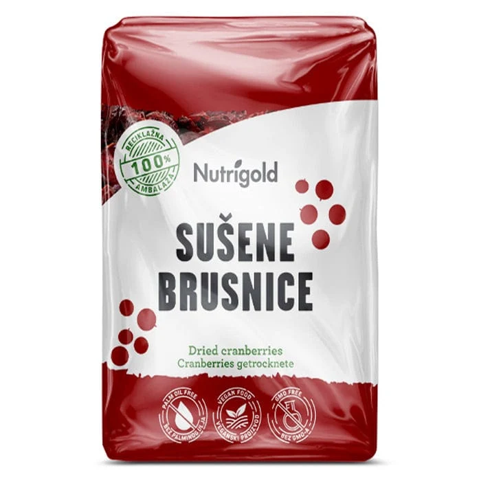 Sušene brusnice 500g Nutrigold