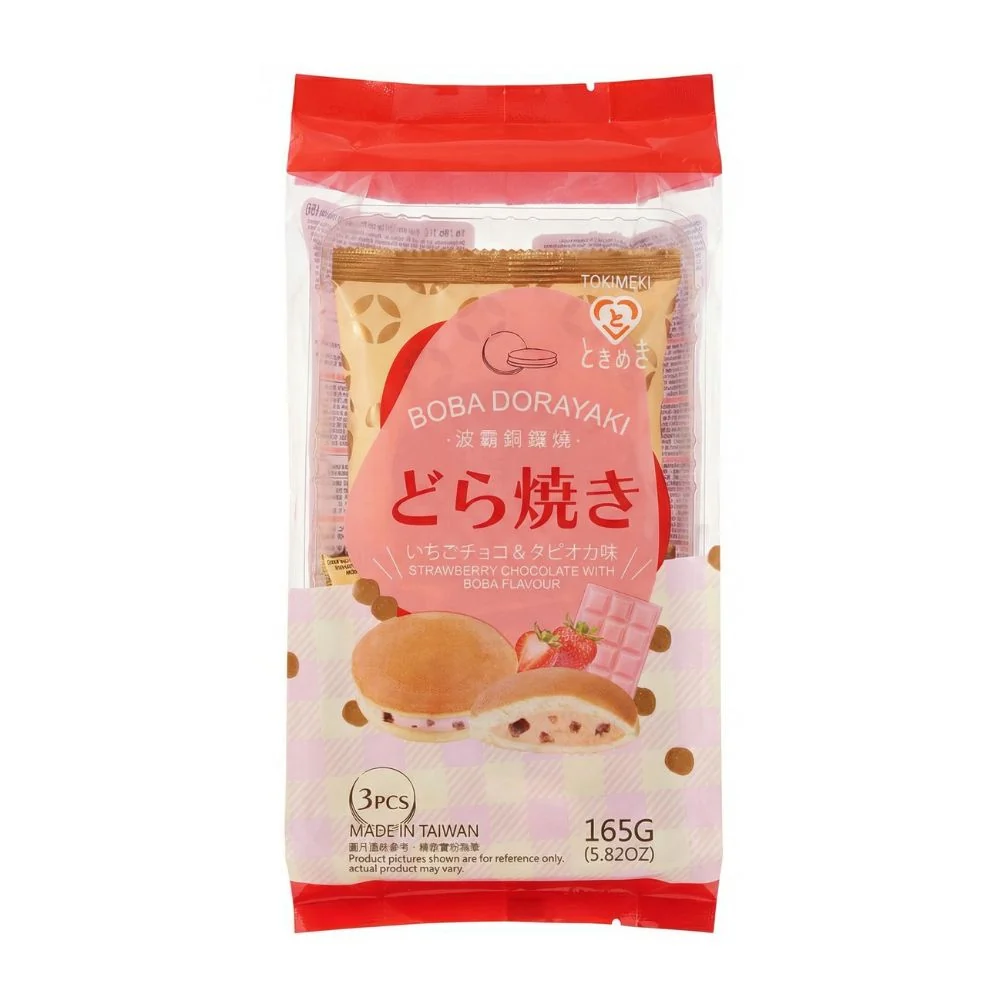 Tokimeki Dorayaki Boba Jagoda, dorayaki s boba kuglicama okusa jagode od 165g