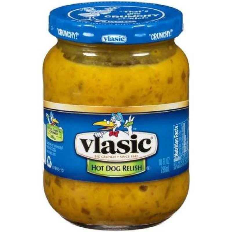 Vlasic Hot Dog Relish, zač od krastavaca za hot dog od 296 ml