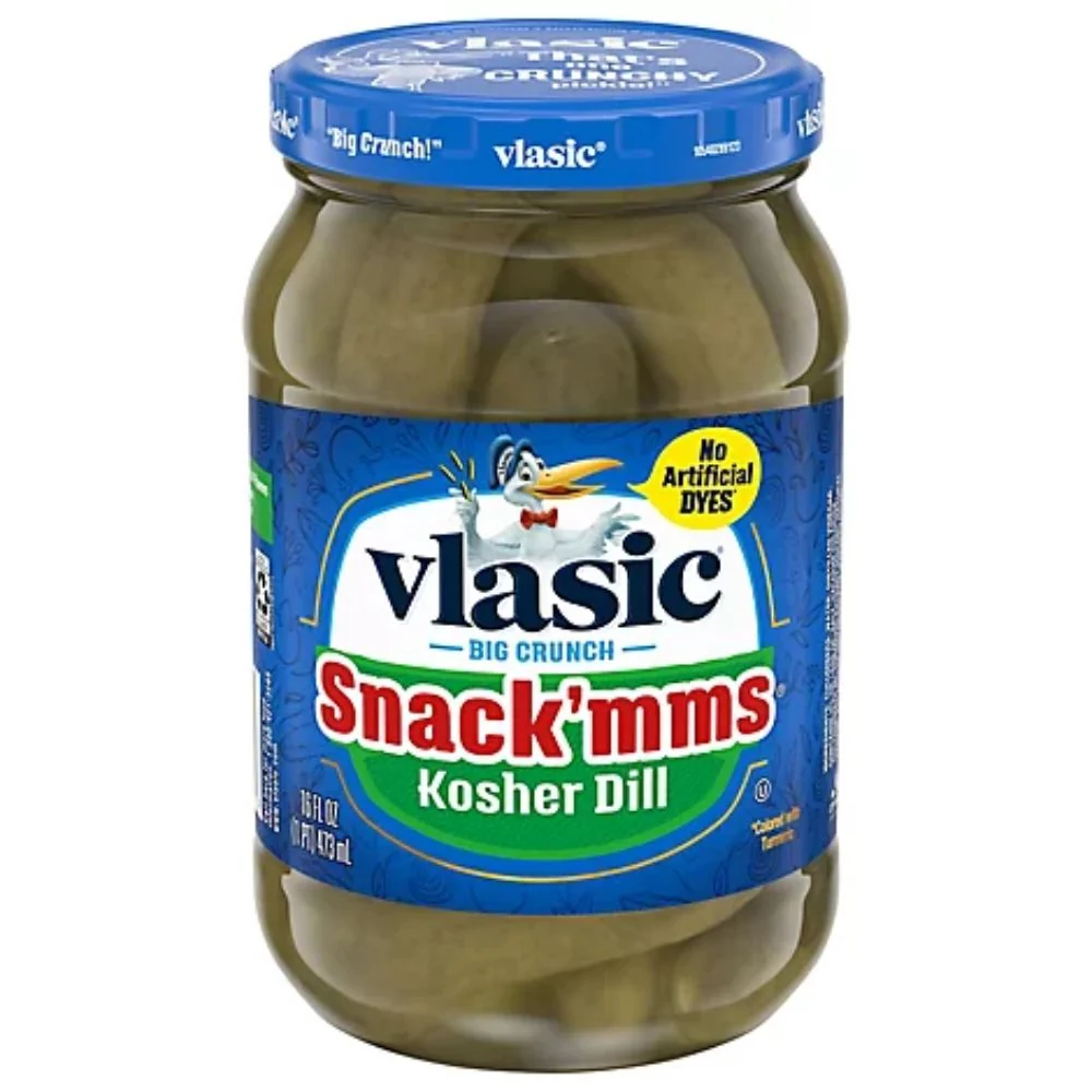 Vlasic Snack'mms Sweet Kosher Dill, kiseli krastavci s okusom kopra od 473ml
