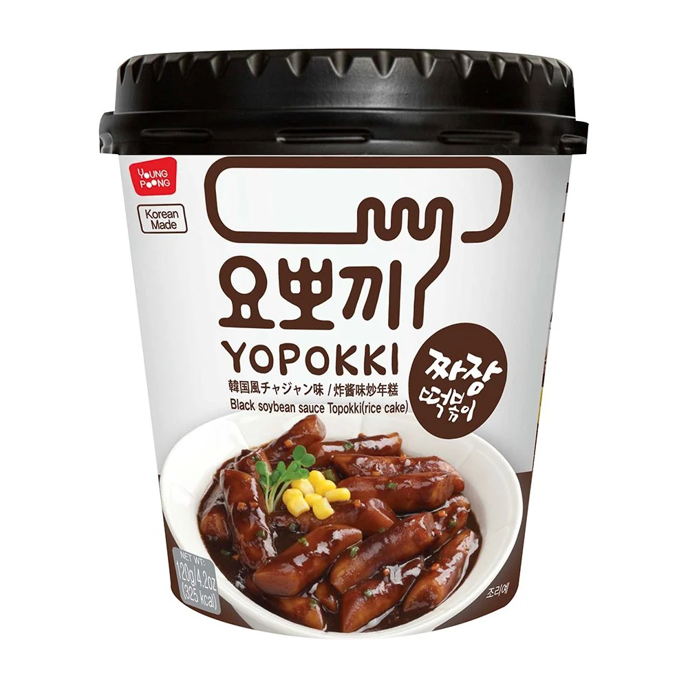 Yopokki Ricecake Jiajang, rižini njoki s umakom od graha od 120g