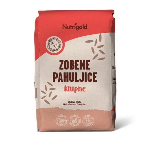 Zobene pahuljice krupne 750g Nutrigold