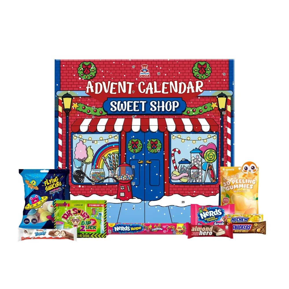 Slatki Shop, adventski kalendar s 24 snack slatkiš i bombona iz cijelog svijeta