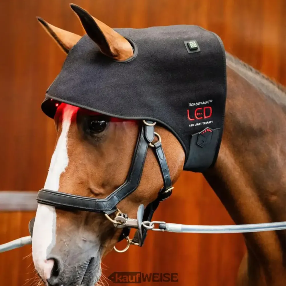 Horseware LED štitnik za potiljak | Terapija crvenim i infracrvenim svjetlom | Bežični i na baterije