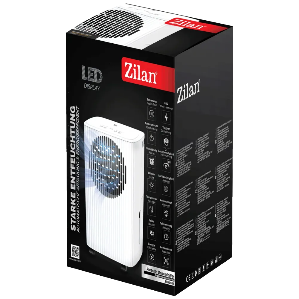 Zilan Isušivač/Odvlaživač zraka, 10l/24h, R290 - ZLN1061