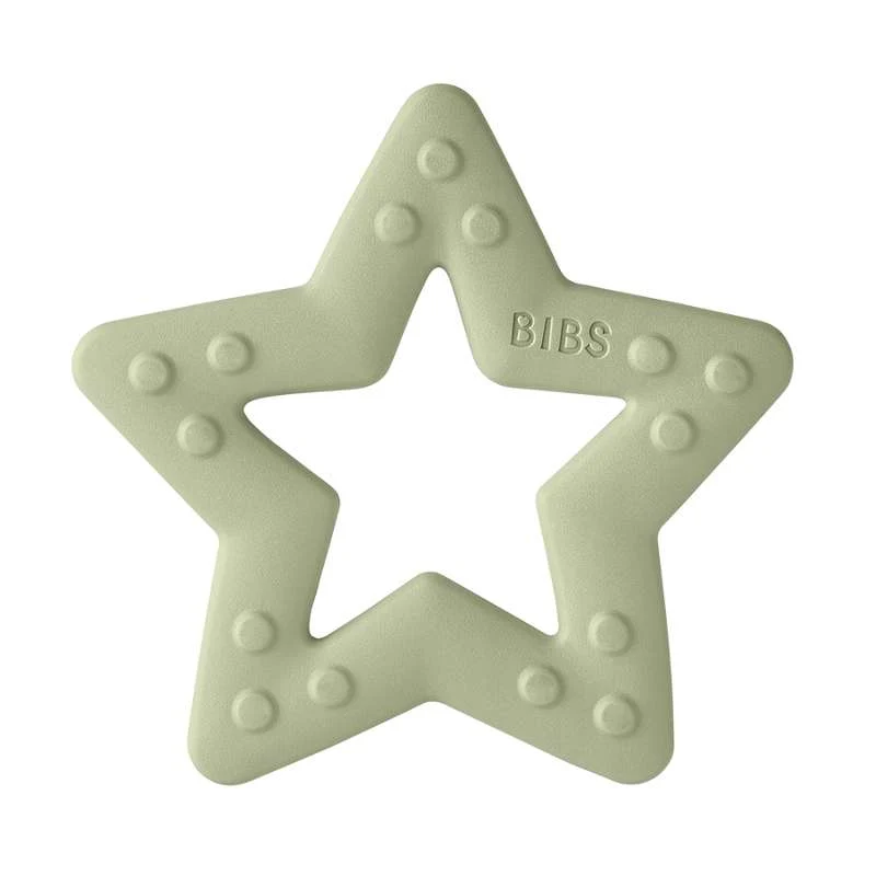 BIBS Igraj - Baby Bitie Ogrlica za zube - Zvijezda - Salvia