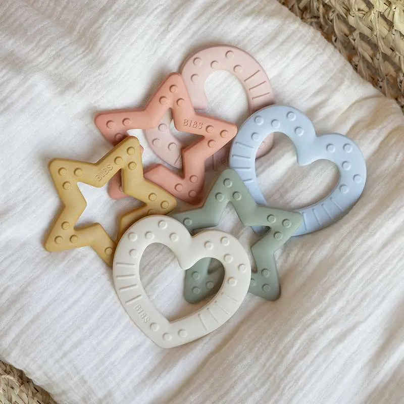 BIBS Igraj - Baby Bitie Ogrlica za zube - Zvijezda - Salvia