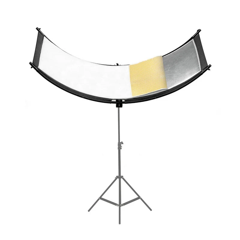 Caruba Curved face reflector Pro kit 180x65cm - (srebrna, sunlight, bijela) - EYELIGHTER
