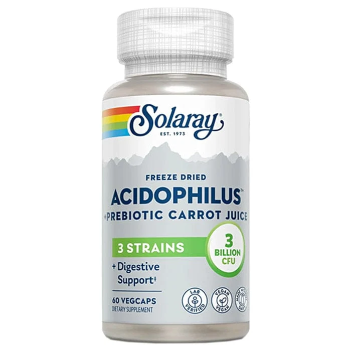 Acidophilus + Prebiotic Carrot Solaray 60 kapsula