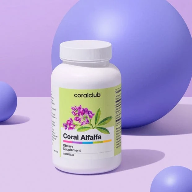 Alfalfa list i sok u prahu CoralClub 120 kapsula