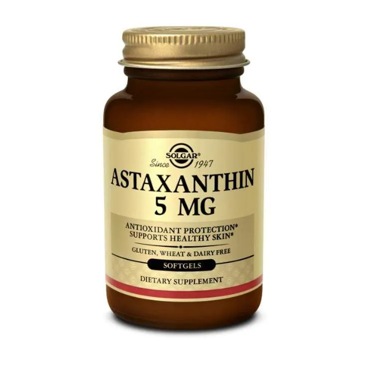 Astaksantin 5mg Solgar 30 kapsula