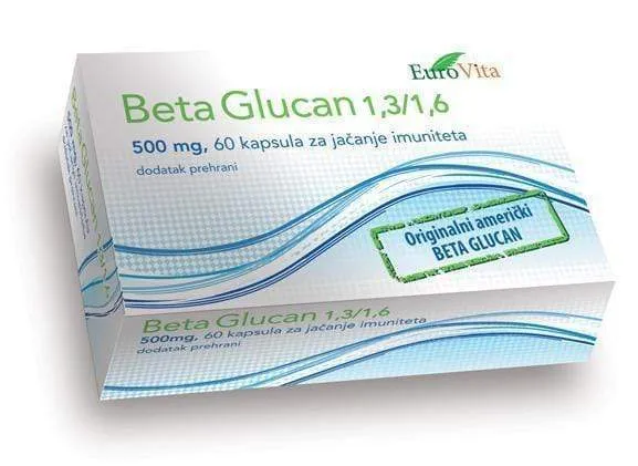 Beta Glucan 1,3/1,6 EuroVita 60 kapsula (500mg)