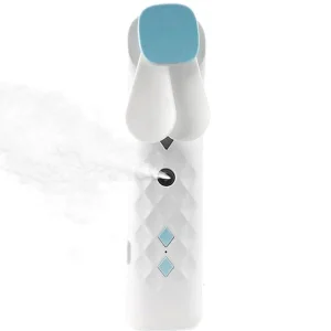 Bijeli Nano Mist Ventilator i Sprej za lice - USB punjenje