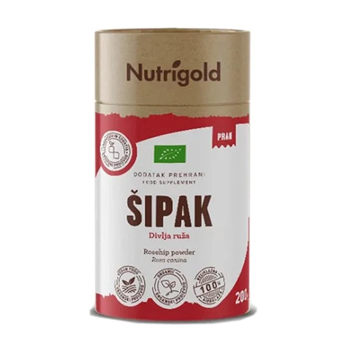 BIO Šipak u prahu Nutrigold 200g