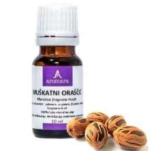 Eterično ulje Muškatni oraščić Aromara 10ml