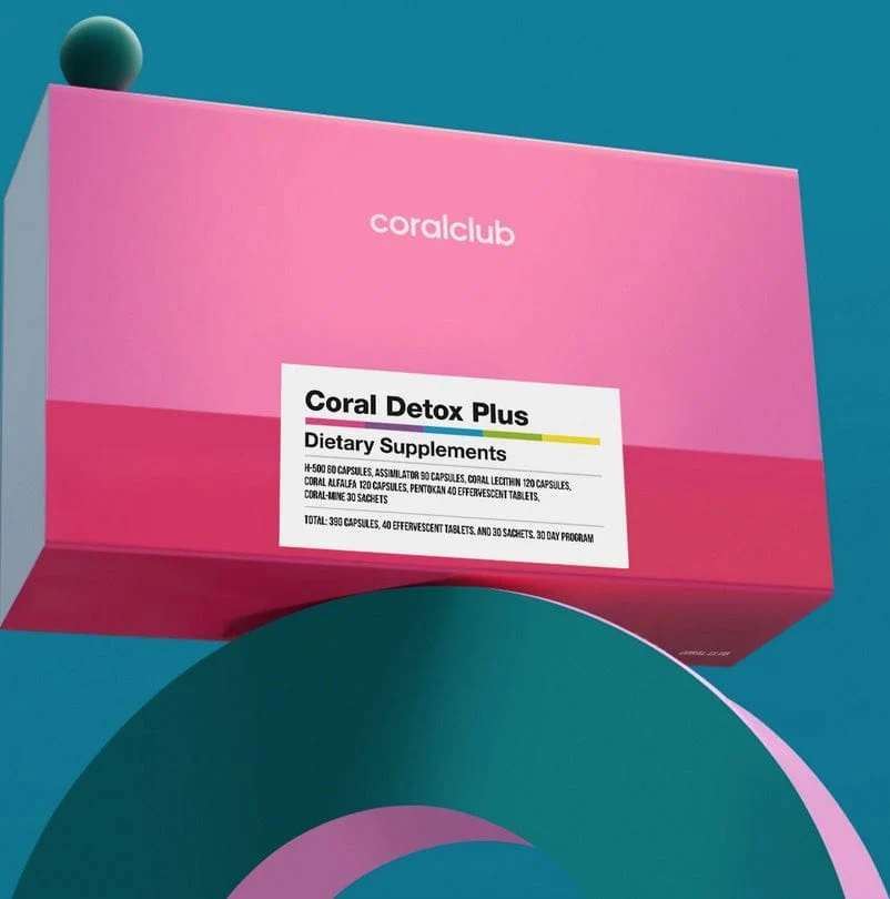 Komplet Coral Detox Plus - Complete Detox Solution