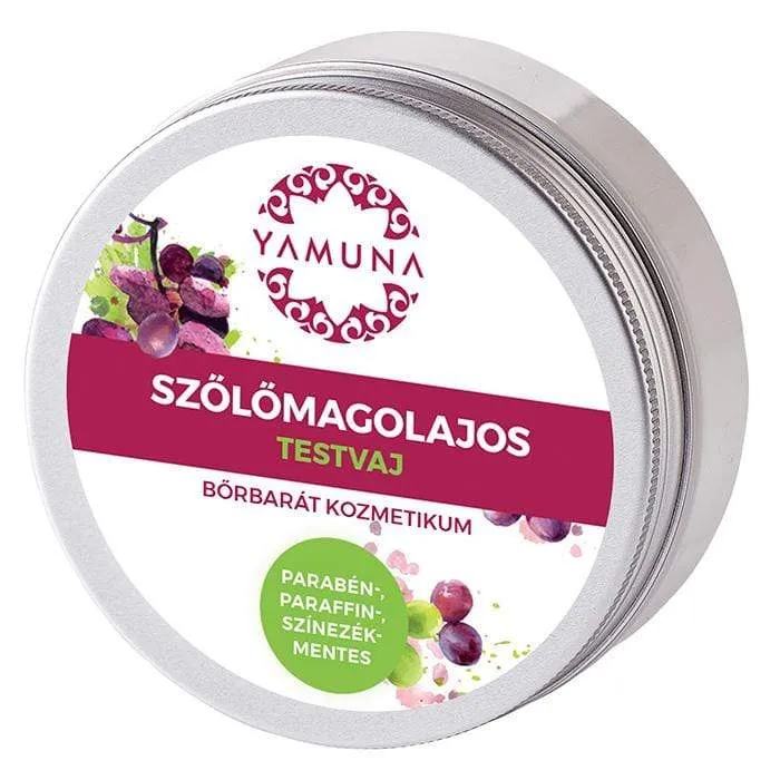 Maslac za tijelo s uljem sjemenki grožđ Yamuna Cosmetics 200ml