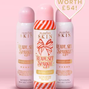 Ready Set Sparkle Glitter Setting Spray Trio