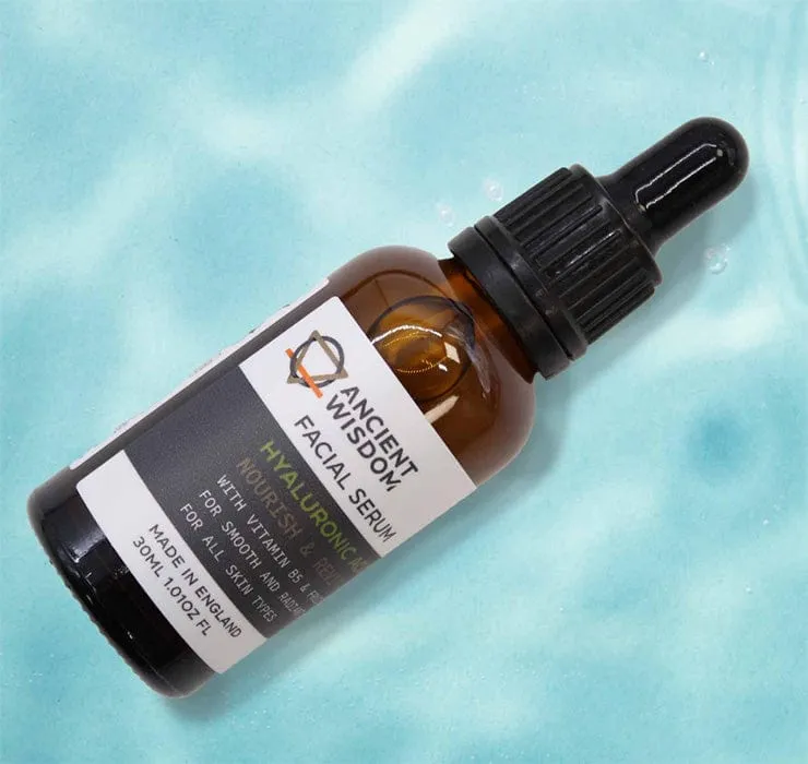 Serum za lice s hijaluronskom kiselinom Ancient Wisdom 30ml